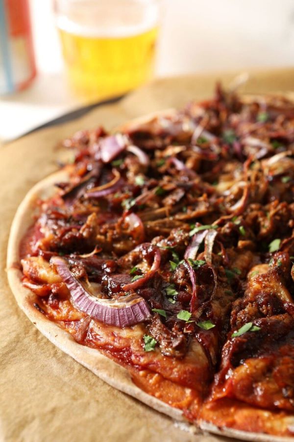 BBQ Pulled Pork Pizza