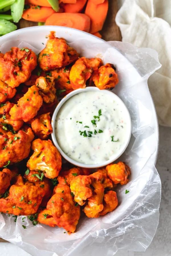 Buffalo Cauliflower Bites