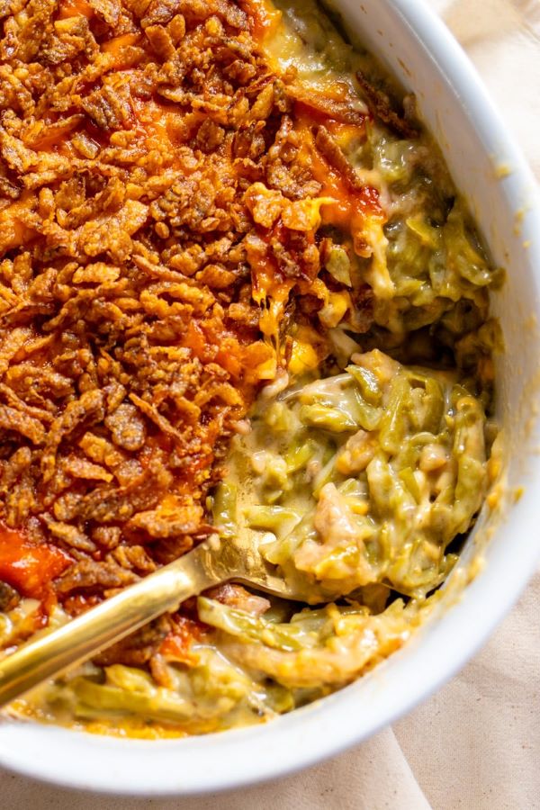 Cheesy Green Bean Bake