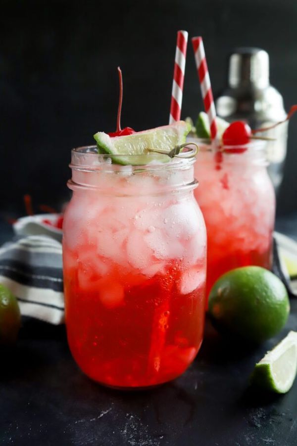 Cherry Limeade Cocktail