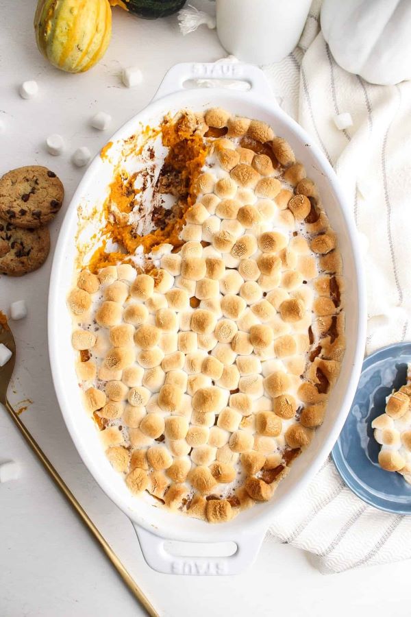 Chocolate Chip Sweet Potato Casserole