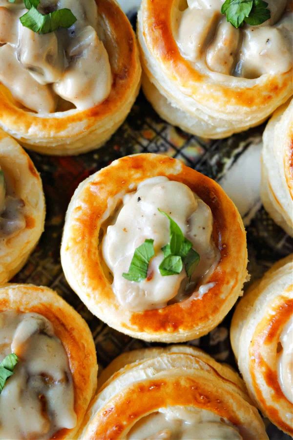 Creamy Chicken Vol au Vent