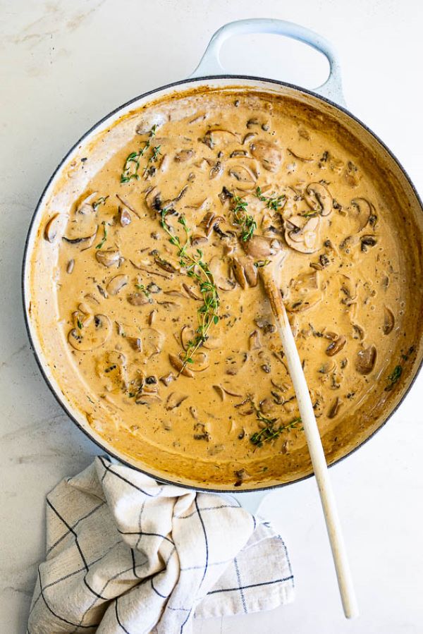 Creamy Mushroom Stroganoff