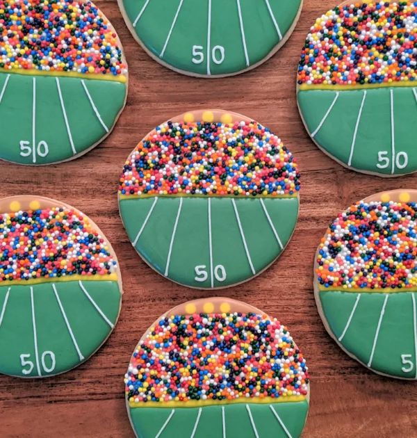 Football Stadium Sugar Cookies