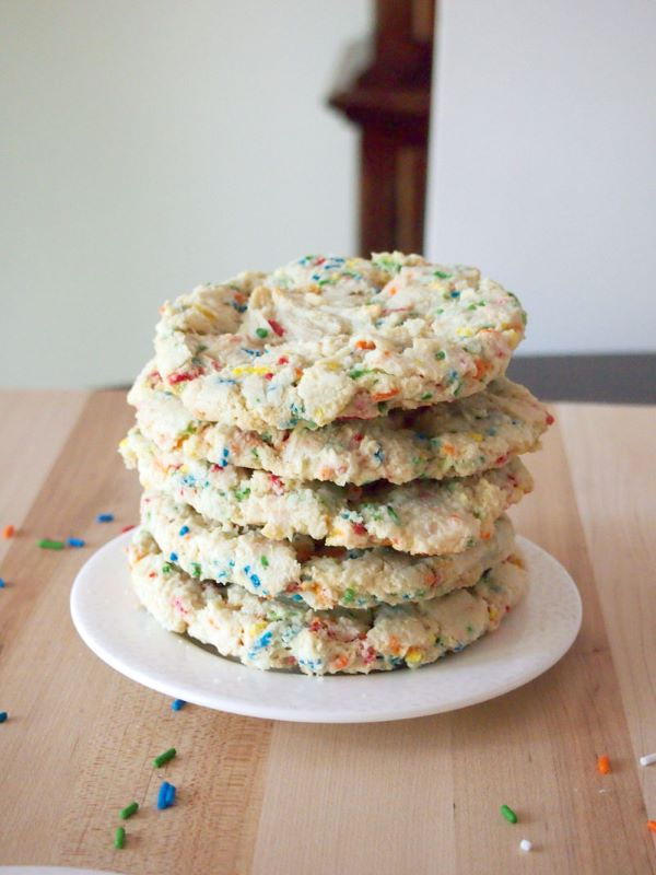 Funfetti Football Cookies