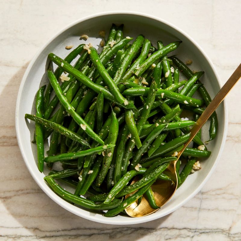 Garlicky Green Beans