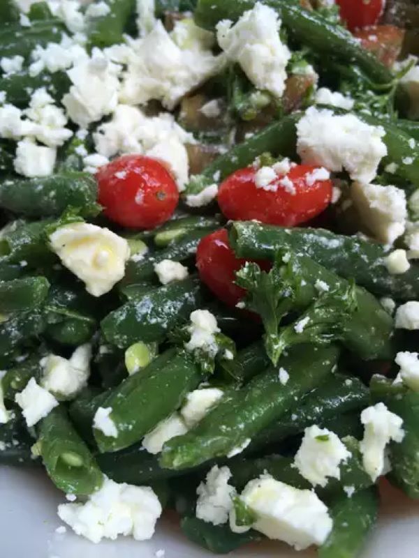 Green Beans with Tomato & Feta