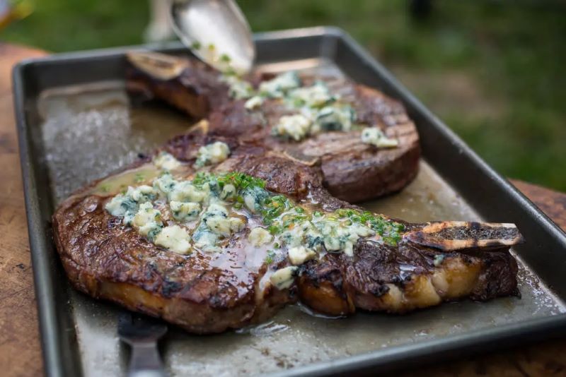 Grilled Bone In Rib Eye