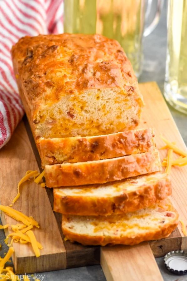 Ham and Cheese Beer Bread