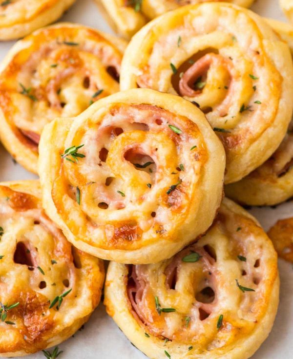 Ham and Cheese Pinwheels