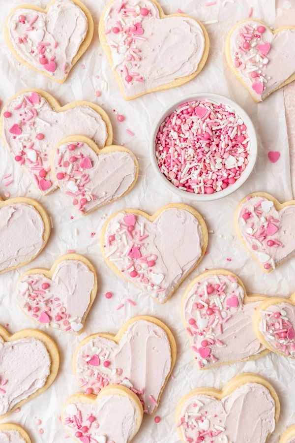 Heart Shaped Sugar Cookies