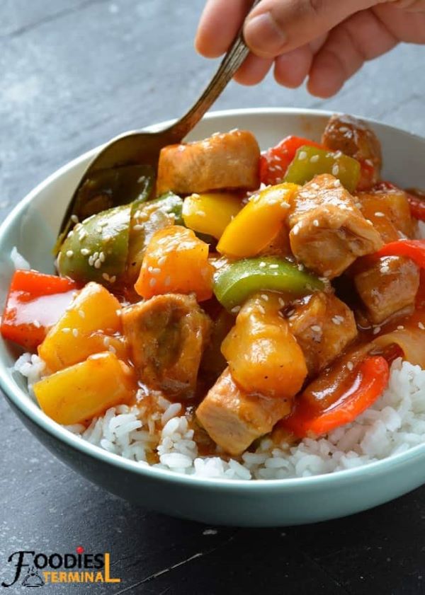 Instant Pot Sweet & Sour Pork Stew