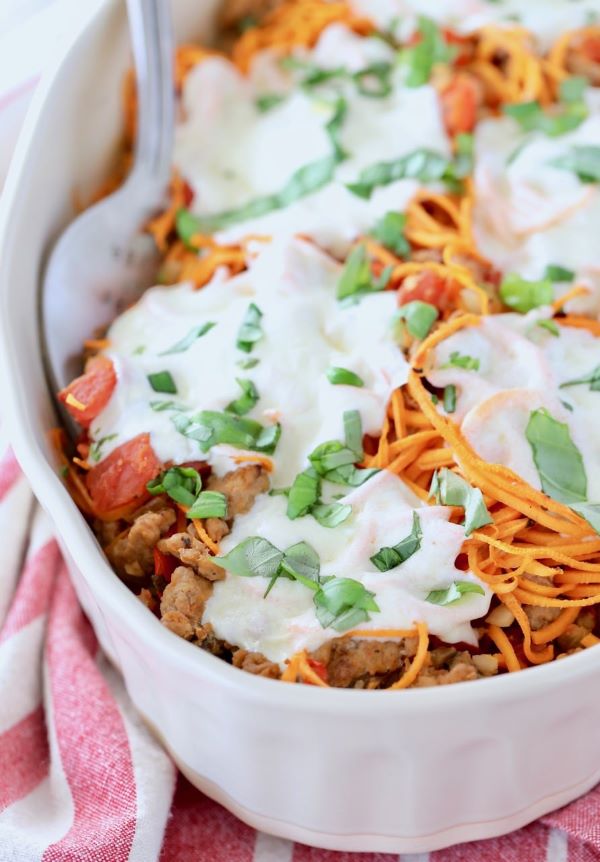 Italian Herb Sweet Potato Casserole