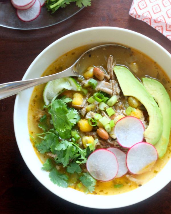 Leftover Pork Posole Verde