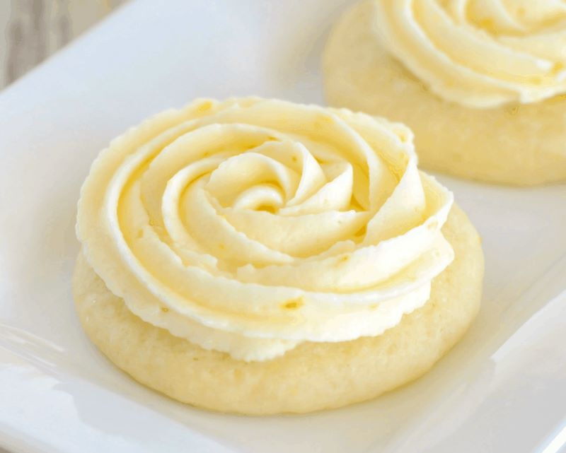 Lemon Sugar Cookies with Icing