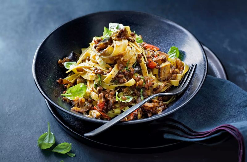 Lentil & Aubergine Ragu