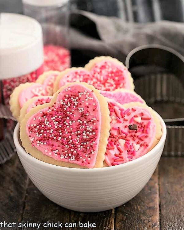 Lofthouse Style Heart Cookies