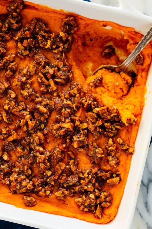 Maple Pecan Sweet Potato Casserole