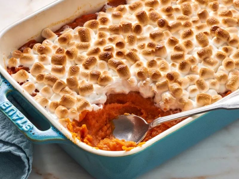 Marshmallow Topped Sweet Potato Casserole