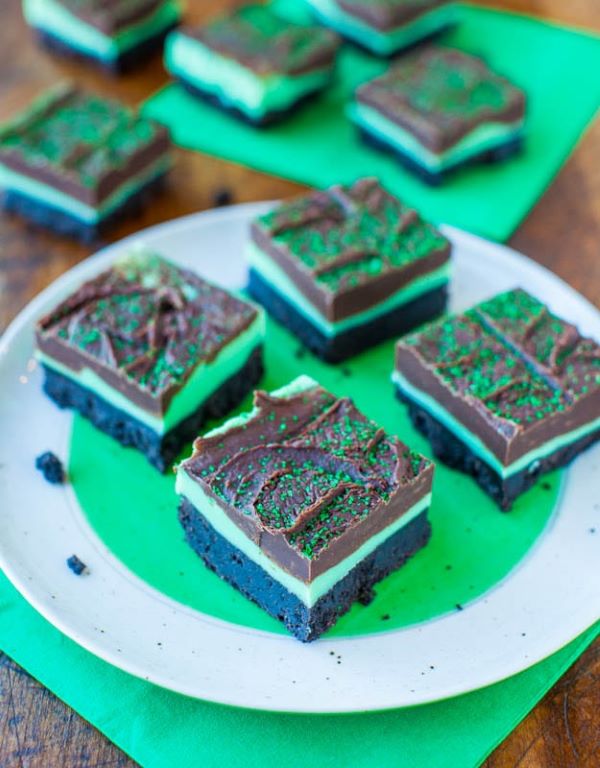 Mint Oreo Cookie Bars