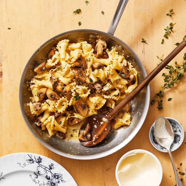 Mushroom and Thyme Campanelle