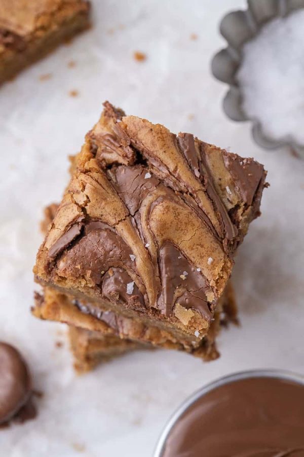 Nutella Blondies