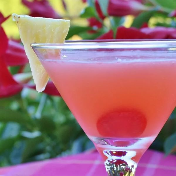 Pineapple Upside Down Cake Martini