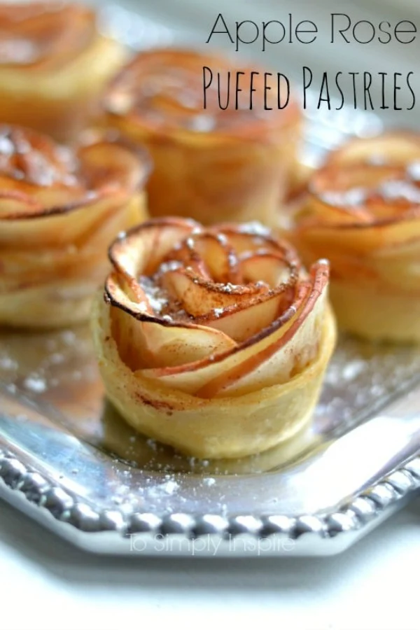 Puff Pastry Nutella Apple Roses