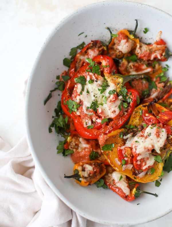 Pulled Pork Stuffed Peppers