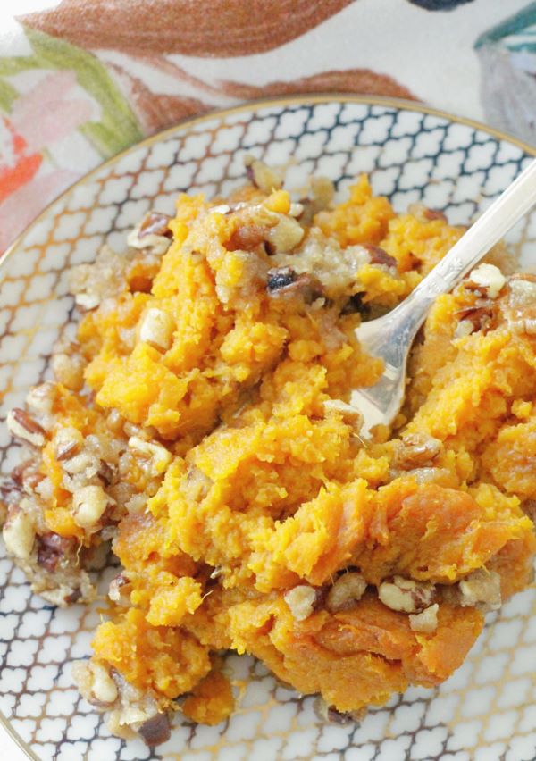 Pumpkin Spice Sweet Potato Casserole