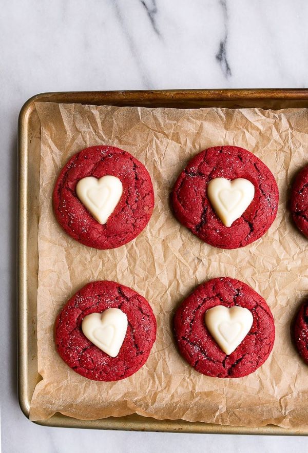 Red Velvet Sugar Cookies