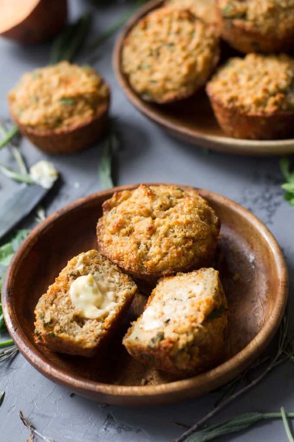 Savory Sweet Potato Muffins