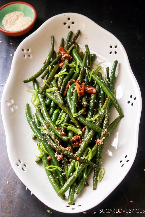 Sesame Ginger Green Beans