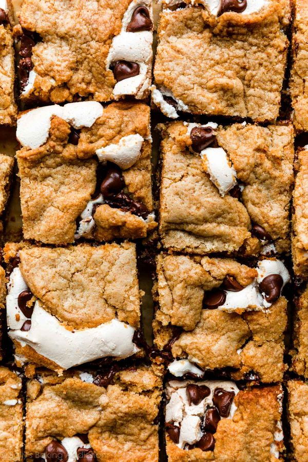 S'mores Cookie Bars