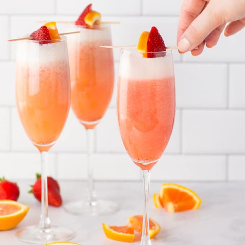 Strawberry Mimosa