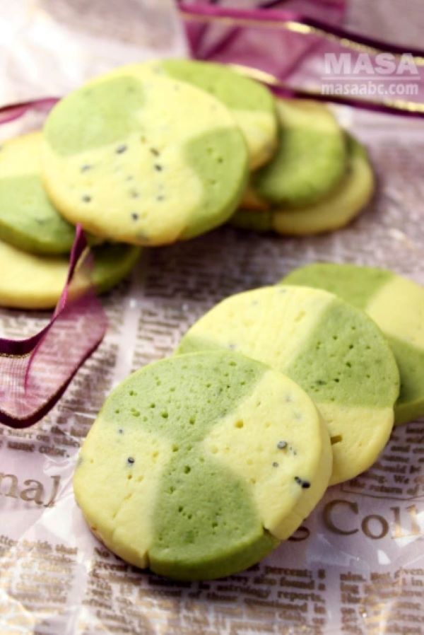 Sweet Potato Green Tea Cookies