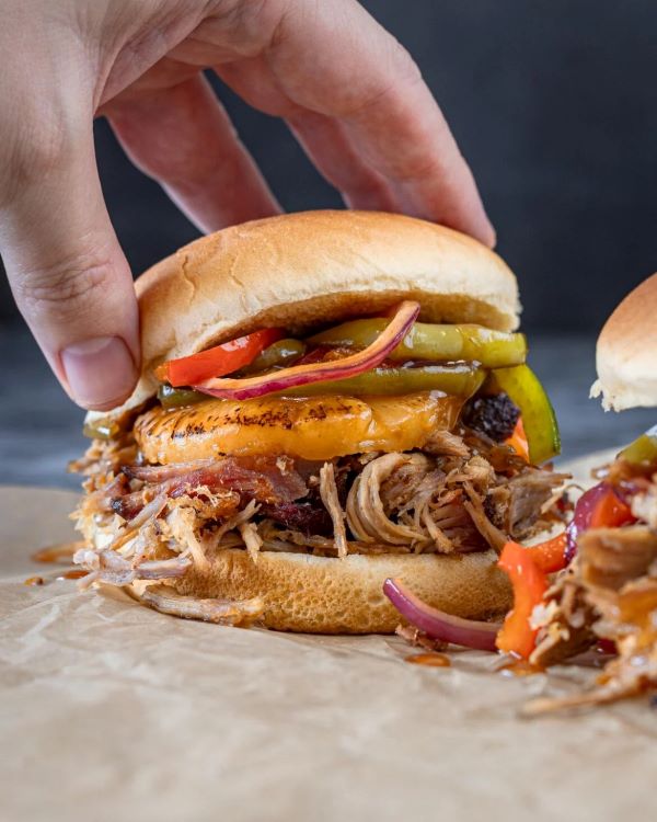 Sweet & Sour Pulled Pork Sandwiches