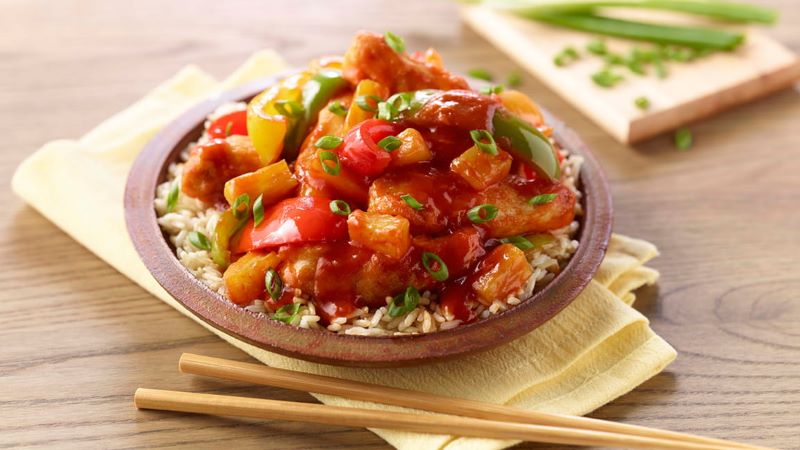 Sweet and Sour Pork Fried Rice