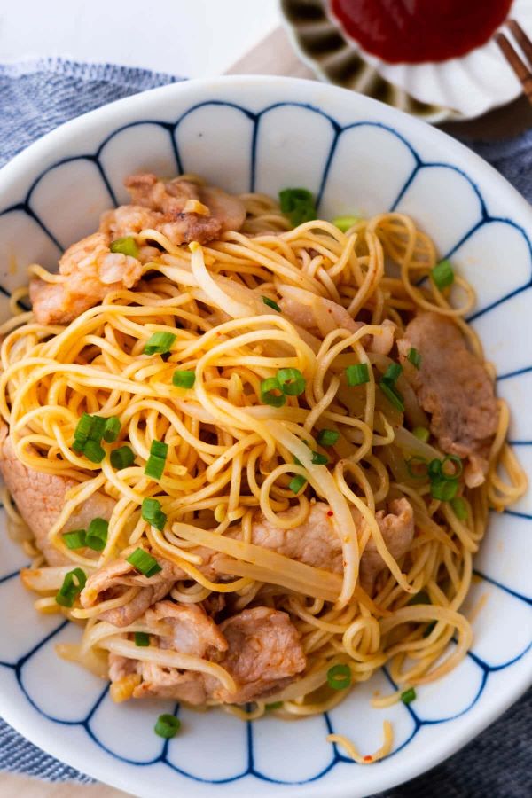 Sweet and Sour Pork Stir Fry Noodles