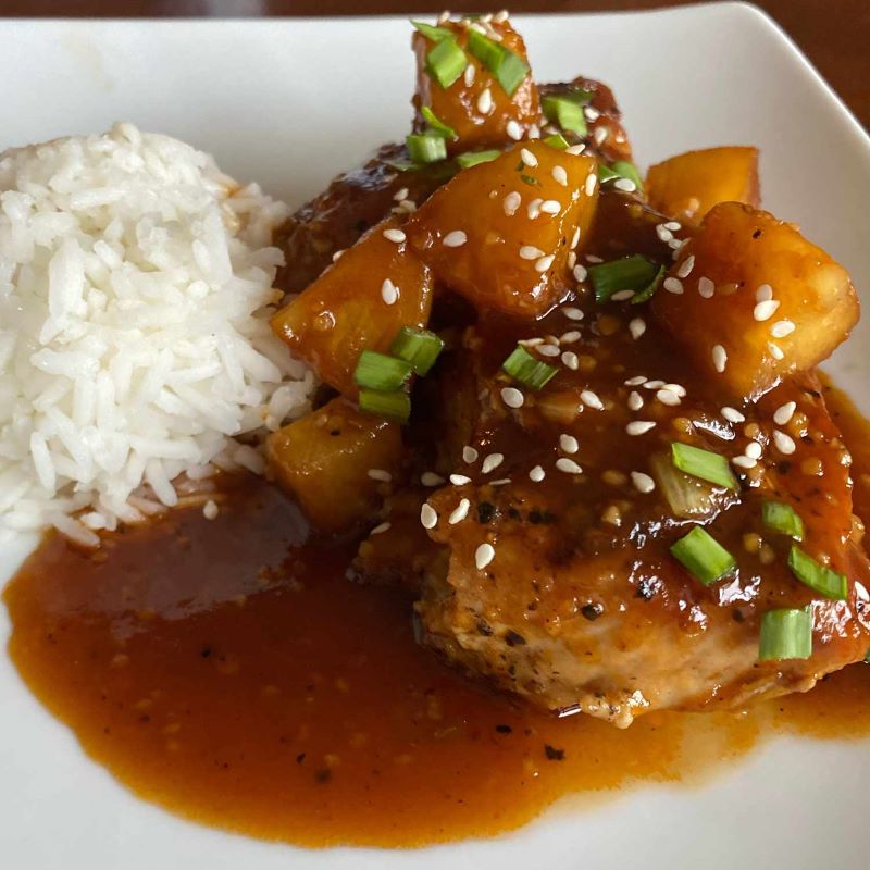 Sweet and Sour Pork Tenderloin