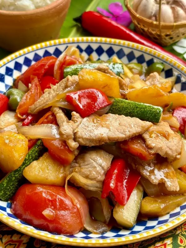 Thai Sweet & Sour Pork Stir Fry