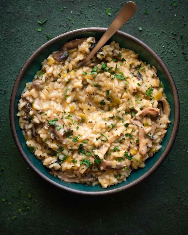 Vegan Mushroom Risotto