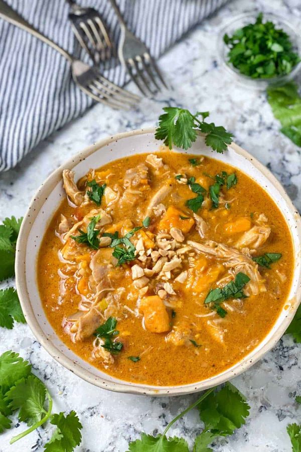 West African Inspired Chicken & Peanut Stew