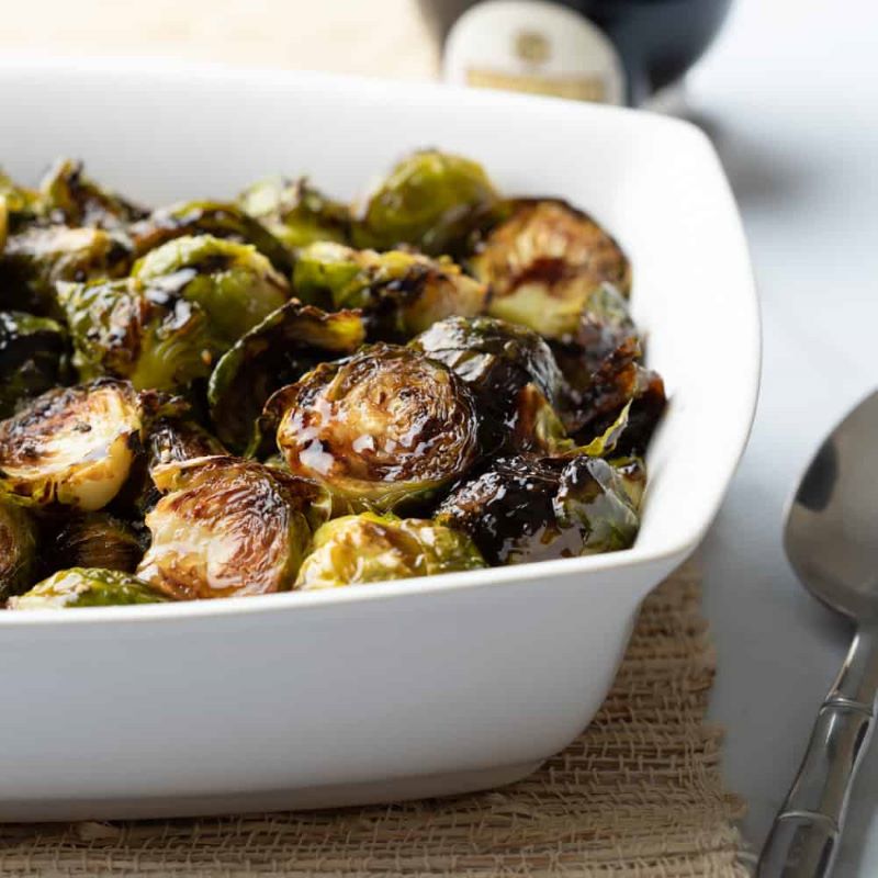 Balsamic Glazed Brussels Sprouts