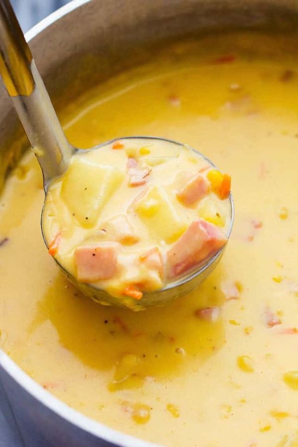 Cheddar Ham Soup