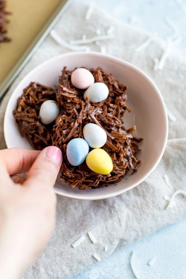 Chocolate Coconut Nests