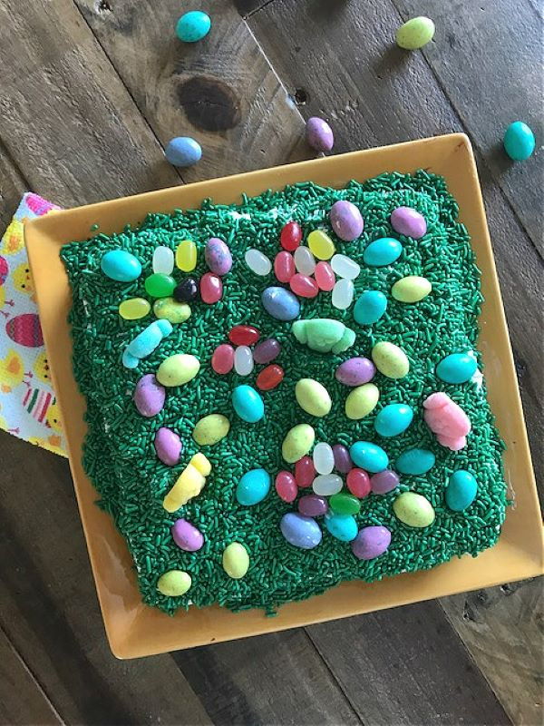 Chocolate Egg Hunt Cake