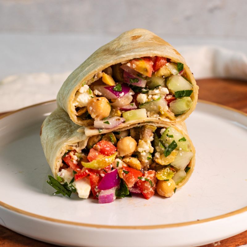 Greek Salad Wraps