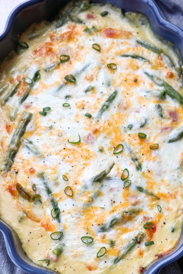 Green Bean Casserole with Ham