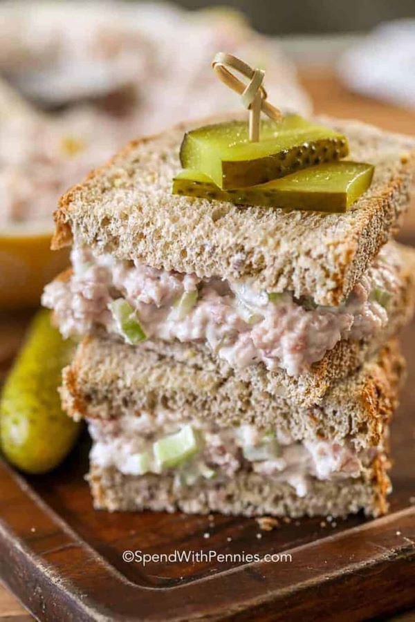 Ham Salad Sandwiches